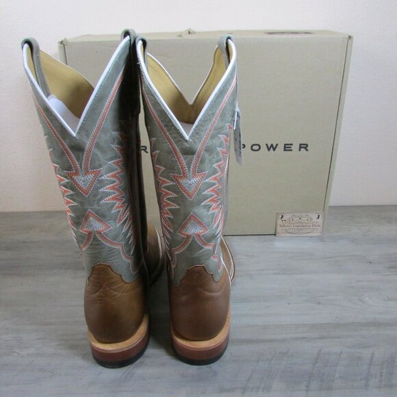 Horse Power Men's Gunny Jimmy Square Toe 13" Western Performance Boot Tan HP1890 - Picture 3 of 4